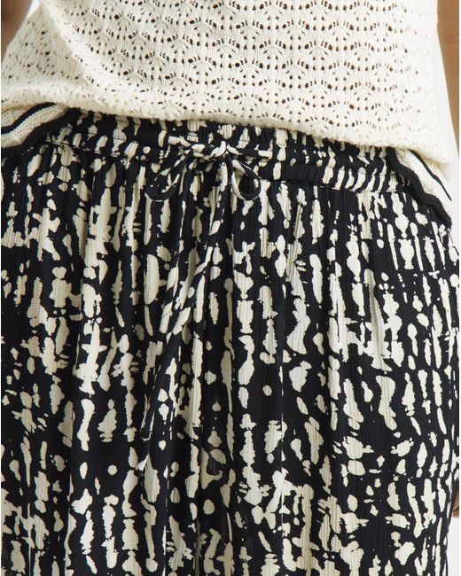 Simply Be Multicolor Crinkle Wide Leg Trousers