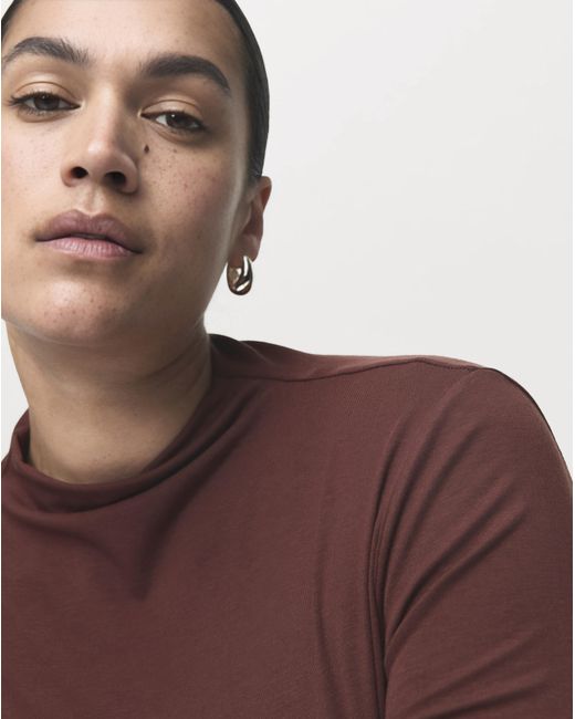 Mango Red Long Sleeve T-Shirt
