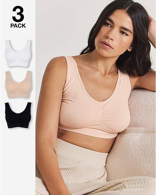 Pretty Secrets Multicolor 3 Pack Comfort Tops