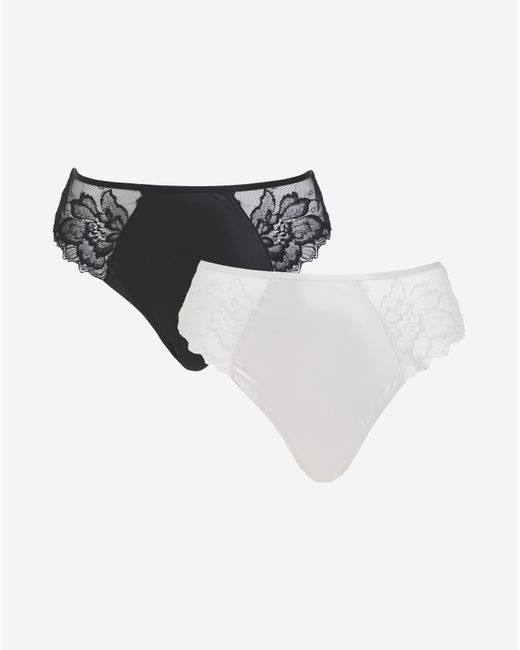 Pretty Secrets Black 2 Pack Willow Knickers