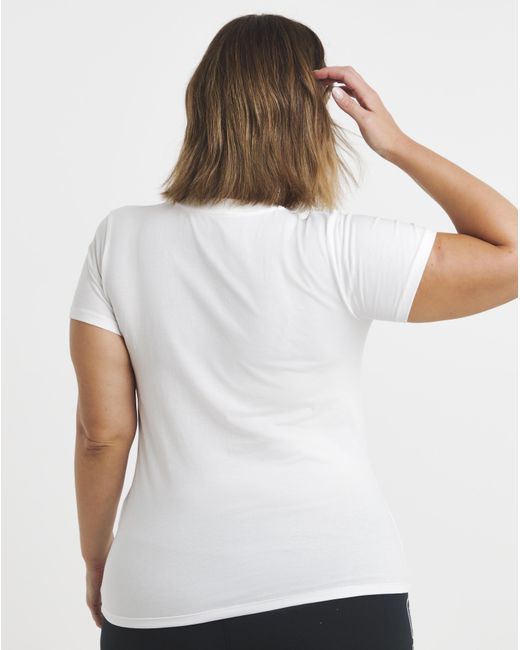 Under Armour White Rival Core T-Shirt
