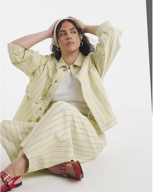 Simply Be Natural Pieces Billo Ls Denim Jacket