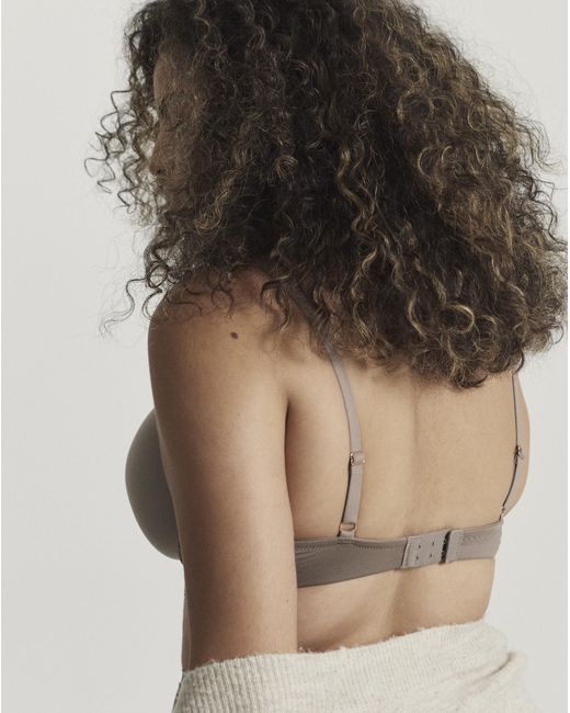 Figleaves Brown Smoothing Non Wired Padded Bra