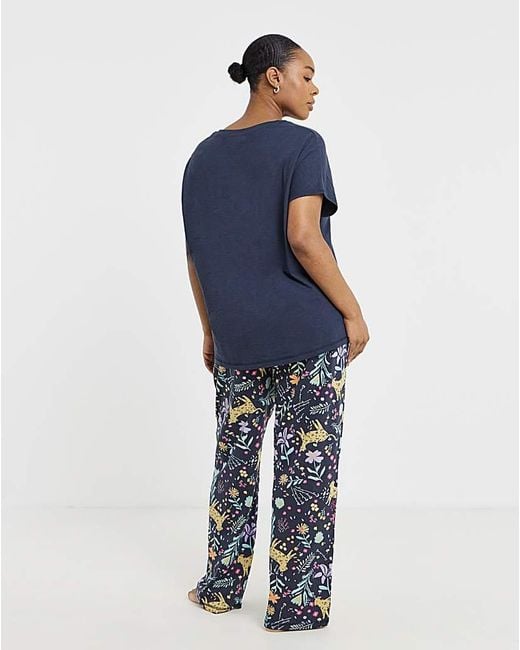 Pretty Secrets Blue Animal Pyjama Set