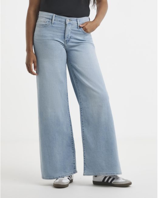 Levi's Blue 318 Shaping Wide Leg Jean