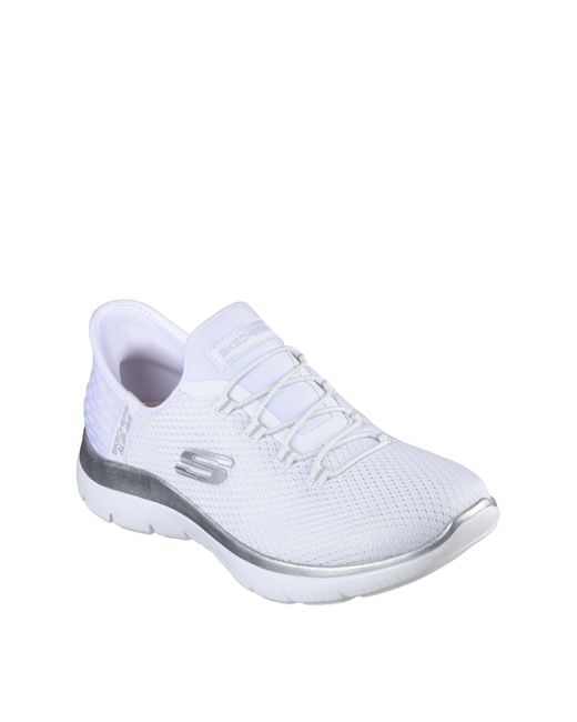 Skechers White Summits Diamond Dream Trainers