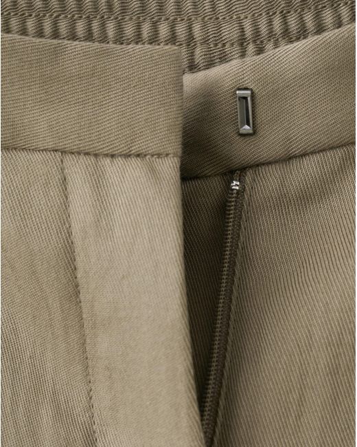 Mango Brown High-Waisted Lyocell Trousers