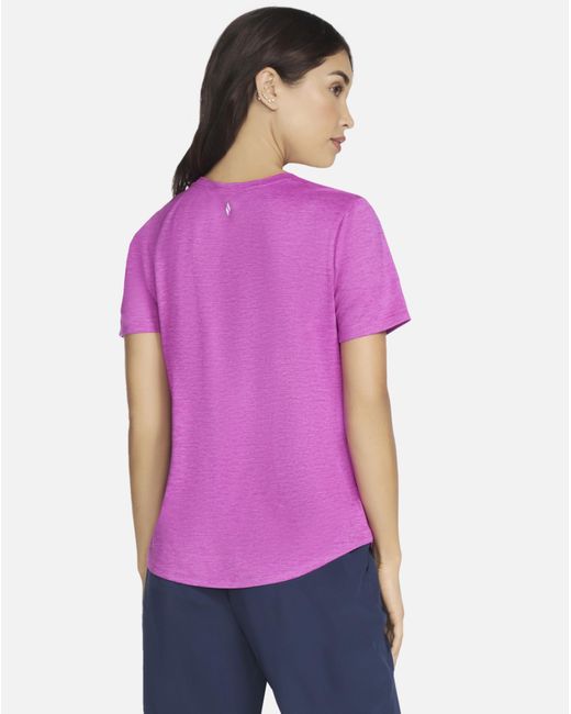 Skechers Purple Go Dri Swift T-Shirt