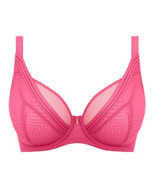 Freya Pink Tailored High Apex Plunge Bra
