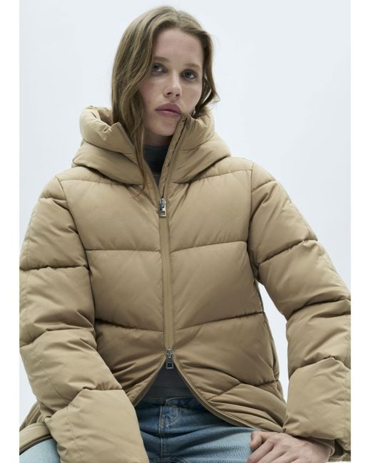 Mango Natural Puffer Coat Tokyo