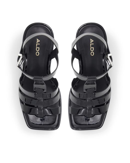 ALDO Black Jeni Mary Jane Heeled Shoes D Fit