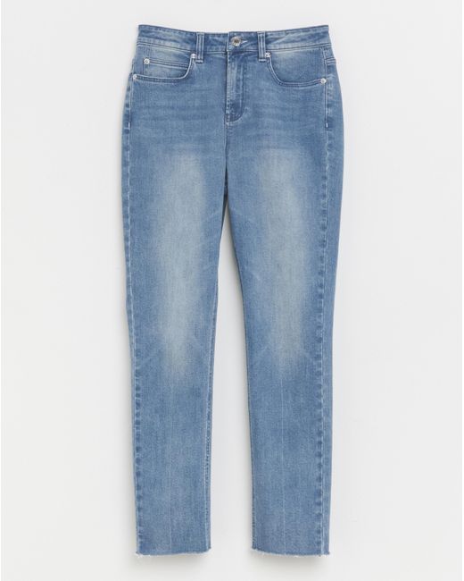 Simply Be Blue Ankle Grazer Jeans