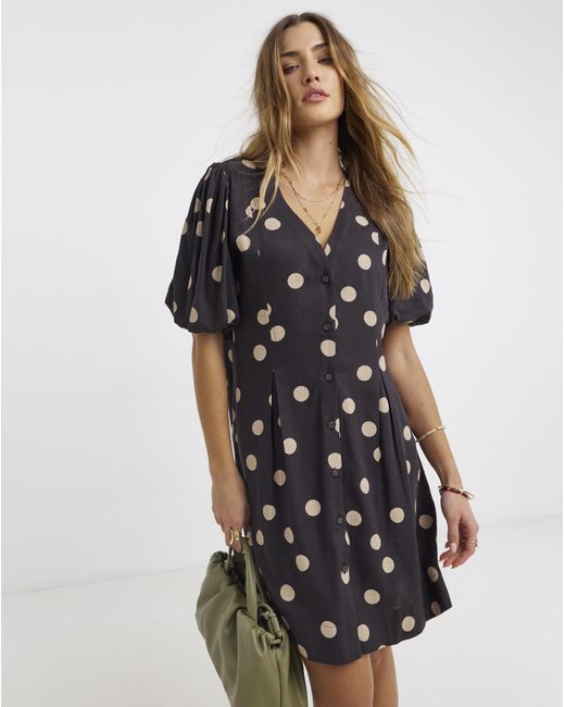 Simply Be Multicolor Printed Linen Button Up Shift Dress