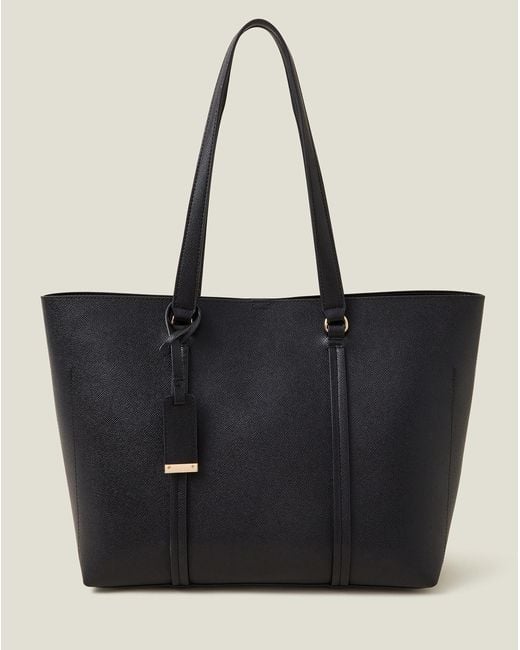 Accessorize Black Classic Large Tote Bag