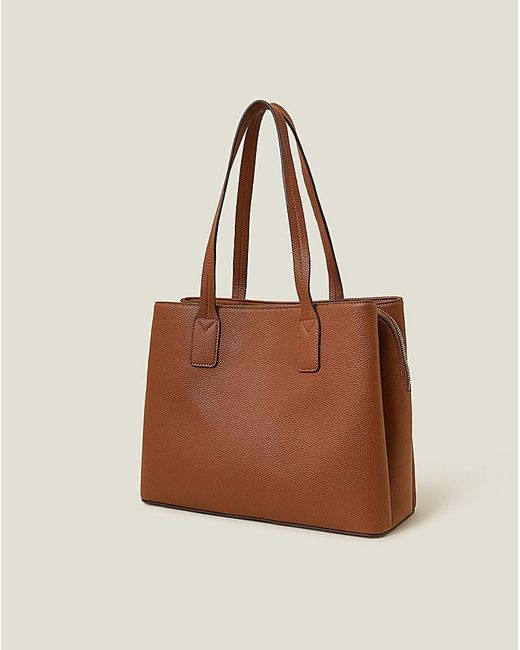 Accessorize Brown Webbing Strap Tote Bag
