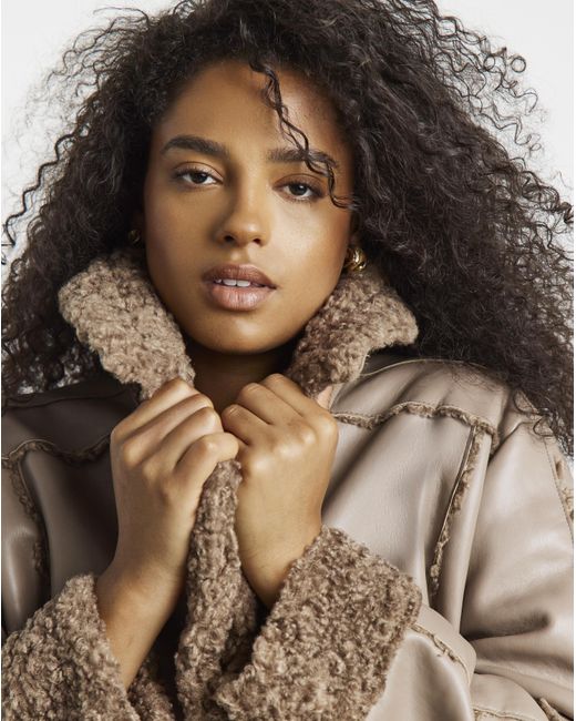 Simply Be Natural Long Length Pu Aviator