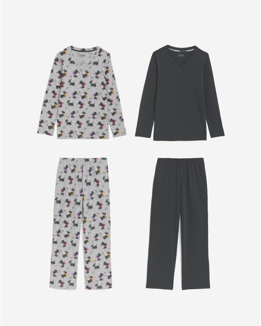Pretty Secrets Gray 2 Pack Value Pj Sets