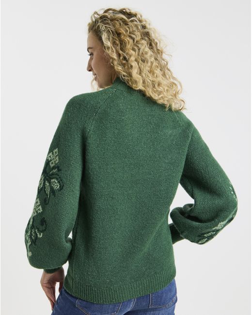 Joe Browns Green Perfectly Paisley Jumper