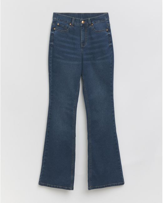 Simply Be Blue 24/7 Flare Jeans