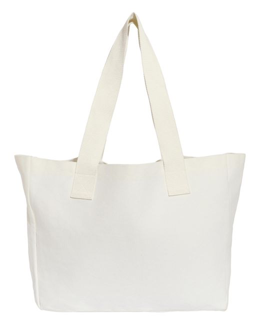 Adidas White 3 Stripe Studio Tote Bag