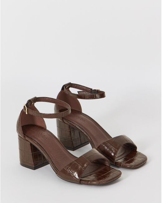 Simply Be Multicolor Barely There Sandals Extra Wide Fit