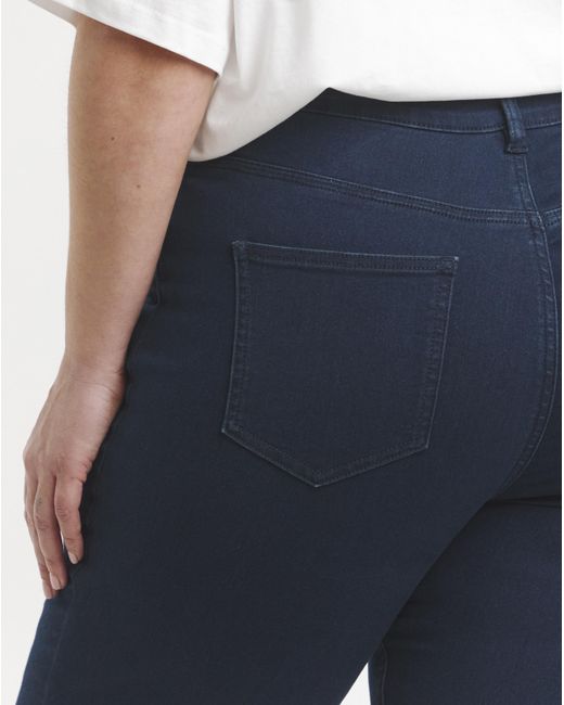Simply Be Blue Slim Highwaist Super Stretch Jean