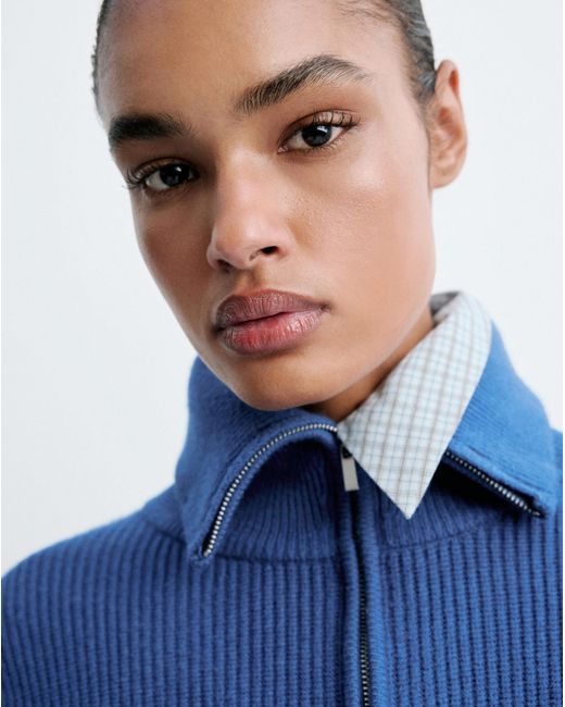 Mango Blue Sweater Rizon