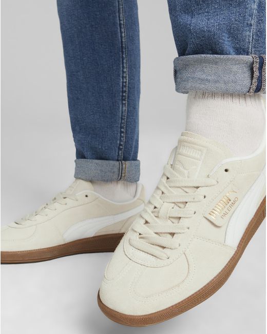 PUMA White Palermo Trainers