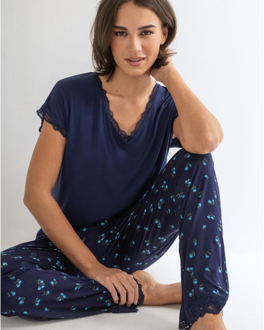 Pour Moi Blue Pour Moi Sofa Loves Pj Set