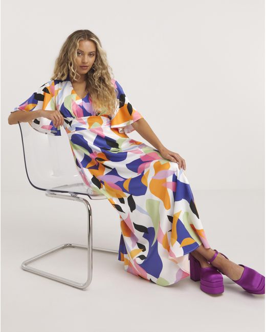 Twisted Wunder Multicolor Kylie Maxi Dress
