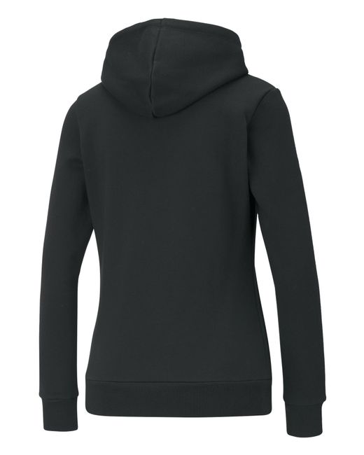 PUMA Black Essentials Logo Hoodie