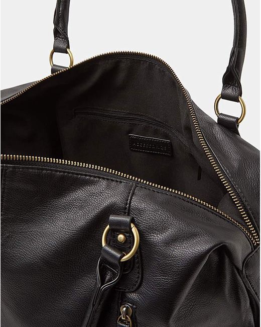 Accessorize Black Double Zip Shoulder Bag
