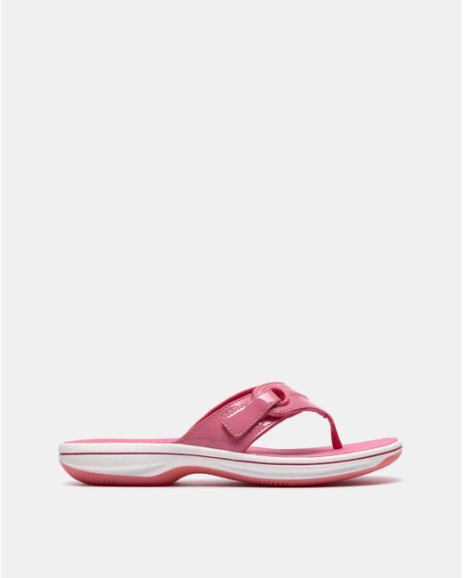 Clarks Pink Cloudsteppers Sandal D Fit