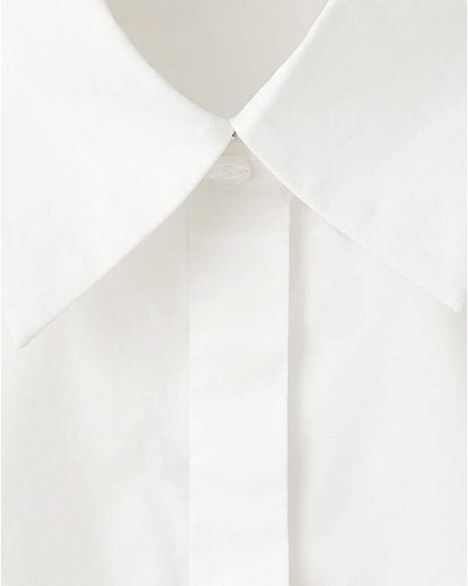 Mango White Shirt