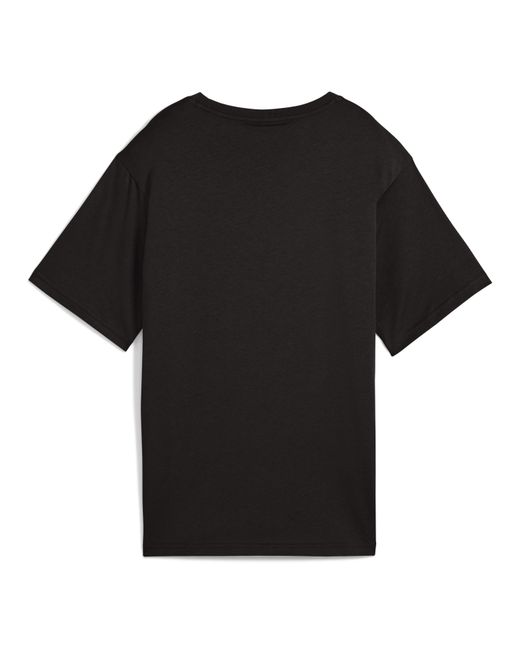PUMA Black Essential No.1 Logo Relaxed T-Shirt