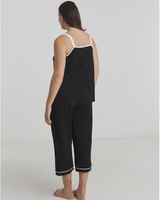 Pretty Secrets Black Culotte Set