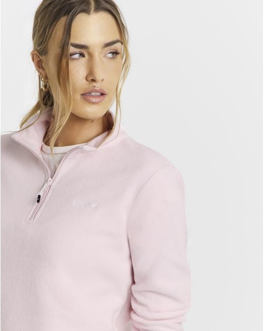 Regatta Pink Sweethart 1/4 Zip Fleece