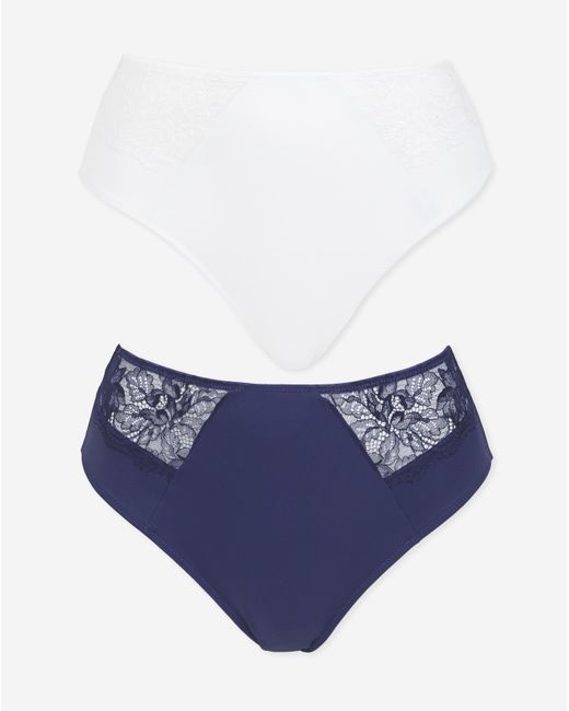 Pretty Secrets Blue 2 Pack Ella Full Knickers
