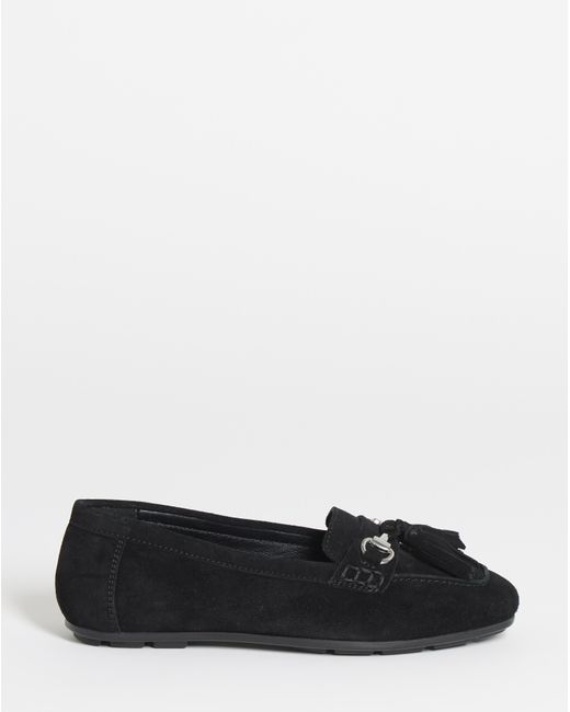 Heavenly Soles Blue Suede Driving Moccasin Wide