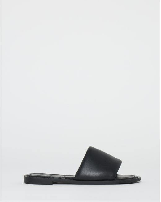 JD Williams Black Classic Flat Mules Wide