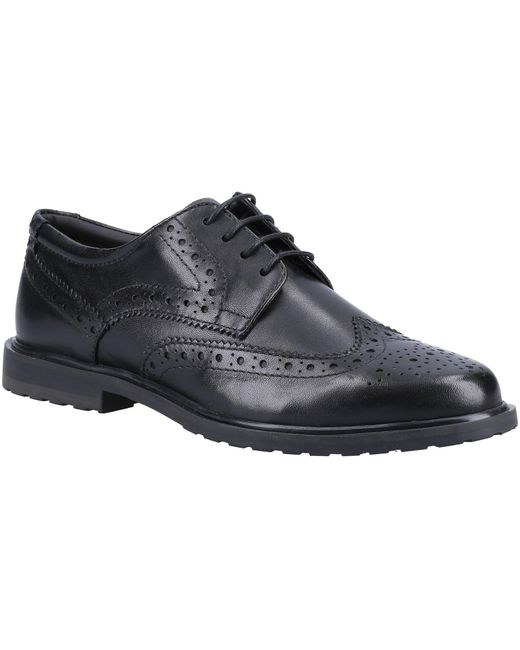 Hush Puppies Black Verity Brogue