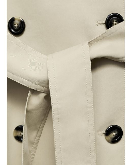 Mango Gray Trenchcoat