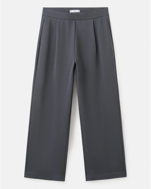 Mango Gray Elasticated Waist Trouser