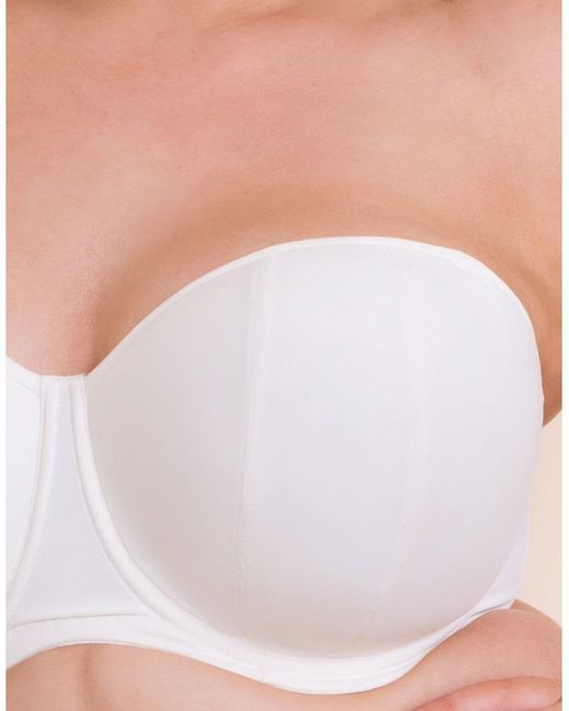 Curvy Kate White Luxe Strapless Bra