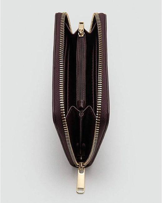 Mango Brown Braided Medium Purse