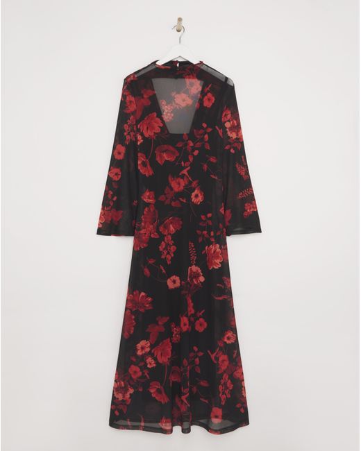 Joanna Hope Red Magisculpt Midi Dress