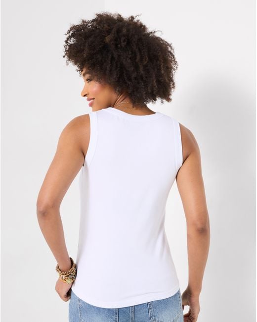 Joe Browns White Ice Cream Days Vest