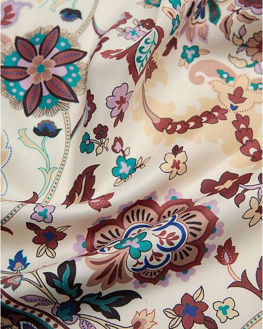 Mango Multicolor Floral Printed Scarf