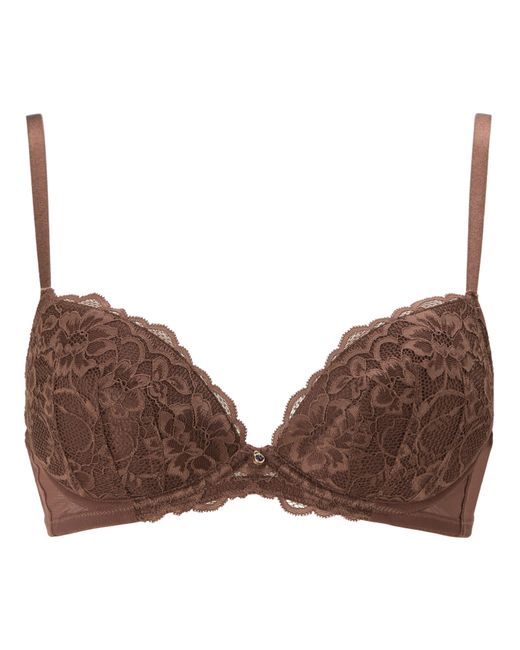 Ann Summers Brown Sexy Lace Plunge Bra