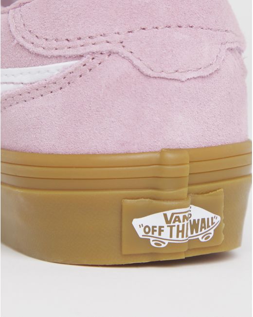 Vans White Brooklyn Suede Trainers